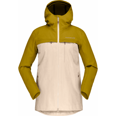 Norrøna Women's Svalbard Cotton Jacket Golden Palm/Ecru