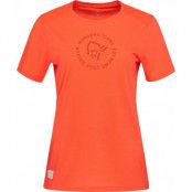 Women's Svalbard Wool T- Shirt Orange Alert