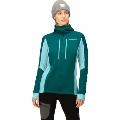 Norrøna Women's Trollveggen Powerstretch Pro Zip Hood Everglade