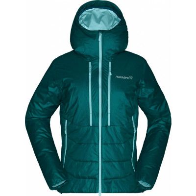 Norrøna Women's Trollveggen Primaloft100 Zip Hood Everglade