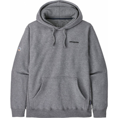 Patagonia Unisex Fitz Roy Icon Uprisal Hoody Gravel Heather
