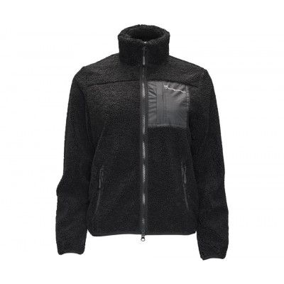 KnowledgeCotton Apparel Betony Teddy High Neck Zip Jacket Women