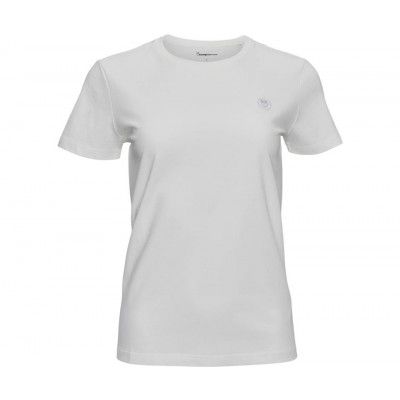 KnowledgeCotton Apparel Rosa Basic Badge T-Shirt Women