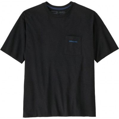 Patagonia Men's Boardshort Logo Pocket Responsibili-Tee Ink Black