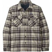 Patagonia Men's Insulated Organic Cotton MW Fjord Flannel Shirt Ice Caps: Smolder Blue