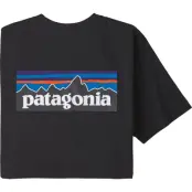 Patagonia Men's P-6 Logo Responsibili-Tee Black