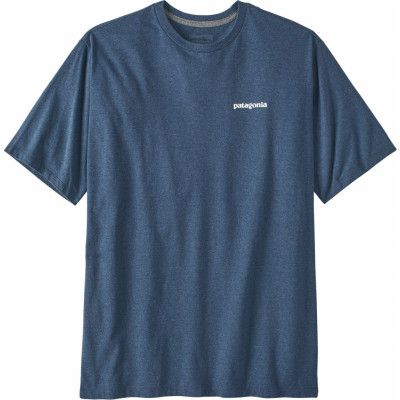 Patagonia Men's P-6 Logo Responsibili-Tee Utility Blue