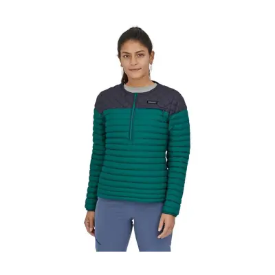 Patagonia Alplight Down Pullover Women Borealis Green Borealis Green XS