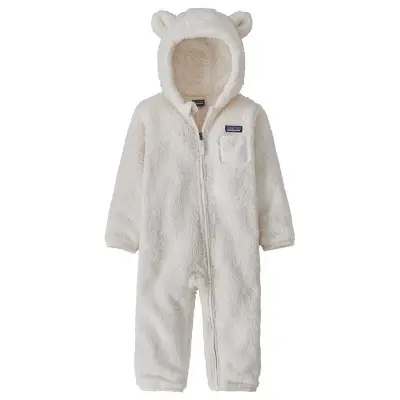 Patagonia Baby Furry Friends Bunting Birch White - 3M