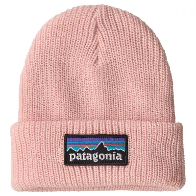 Patagonia Baby Logo Beanie P-6 Logo: Sunlit Pink
