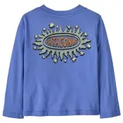 Patagonia Baby L/S Graphic T-Shirt Wavy Treelines: Diver Blue - 2T