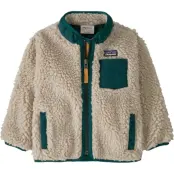 Patagonia Baby Retro-X Jkt Natural W/Cascade Green