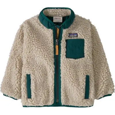 Patagonia Baby Retro-X Jkt Natural W/Cascade Green Natural w/Cascade Green 5T
