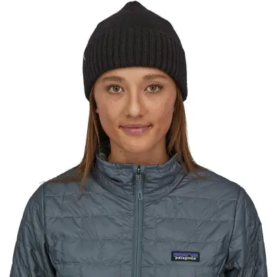 Patagonia Brodeo Beanie Black Black