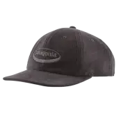 Patagonia Corduroy Cap 95 Oval Logo: Ink Black