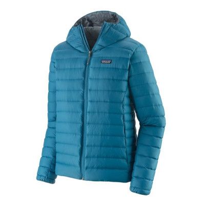 Patagonia Down Sweater Hoody Men Wavy Blue