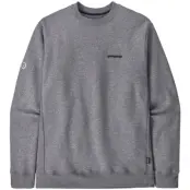 Patagonia Fitz Roy Icon Uprisal Crew Sweatshirt Gravel Heather