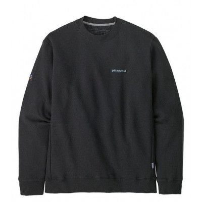 Patagonia Fitz Roy Icon Uprisal Crew Sweatshirt Ink Black