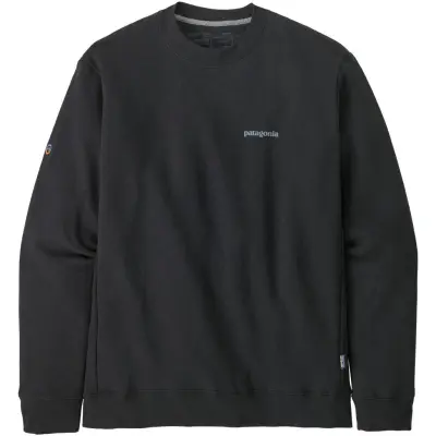 Patagonia Fitz Roy Icon Uprisal Crew Sweatshirt Unisex Ink Black