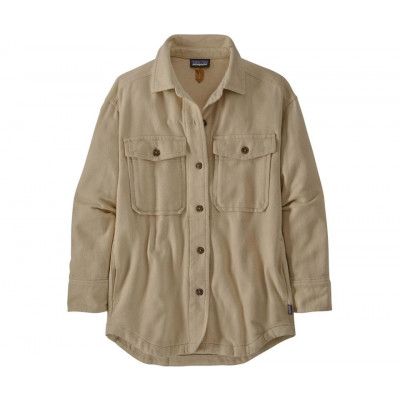 Patagonia Highweight Fjord Flannel Overshirt Women Natural