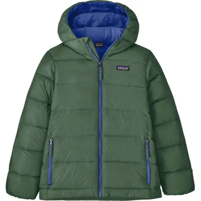 Patagonia Kids' Hi-Loft Down Sweater Hoody Canopy Green