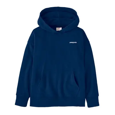 Patagonia K's Hoody Sweatshirt P-6 Logo: New Navy - XXL
