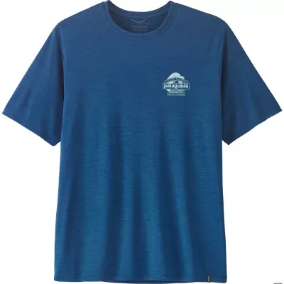 Patagonia M Cap Cool Daily Shirt - Great Waves Clement Blue - Light Clement Blue X
