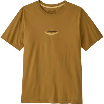 Patagonia Men's '95 Oval Logo T-Shirt Bobcat Brown: Sunshine