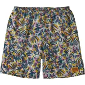 Patagonia Mens Baggies Longs - 7 in. Wild Botanist: Tidal Teal
