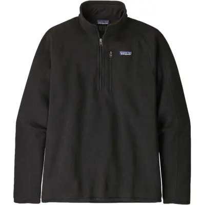 Patagonia Men's Better Sweater 1/4 Zip Black