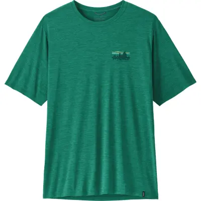 Patagonia Men's Capilene Cool Daily Shirt '73 Skyline Gem Green - Light Gem Green X-dye