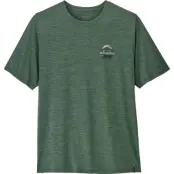Patagonia Men's Capilene Cool Daily Shirt - Great Waves Canopy Green - Light Canopy Green X-dye