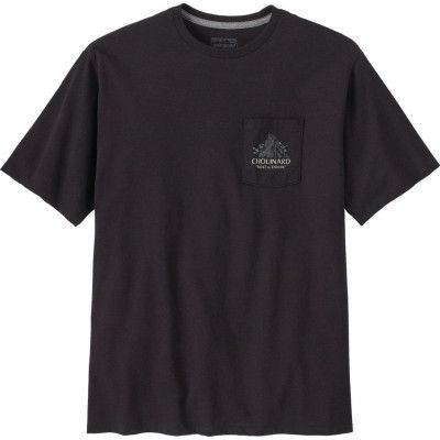 Patagonia Men's Chouinard Crest Pocket Responsibili-Tee Ink Black
