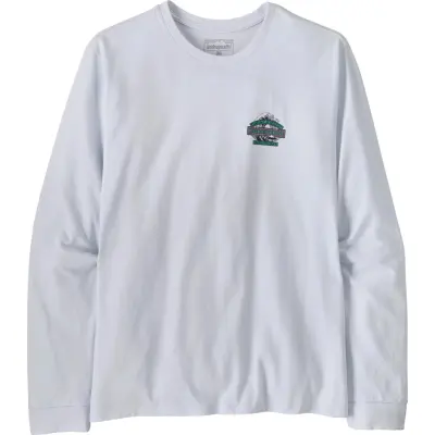 Patagonia Men's Long-Sleeved Great Waves Responsibili-Tee Fiber White