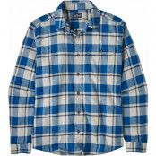 Patagonia Men's L/S Cotton in Conversion LW Fjord Flannel Shirt Captain: Endless Blue