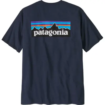 Patagonia Men's P-6 Logo Responsibili-Tee New Navy