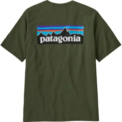 Patagonia Men's P-6 Logo Responsibili-Tee Torrey Pine Green