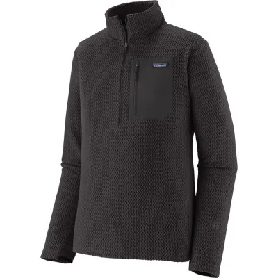 Patagonia Men's R1 Air Fleece Zip-Neck Black