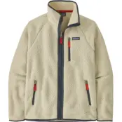 Patagonia Men's Retro Pile Fleece Jacket Pelican W/Smolder Blue