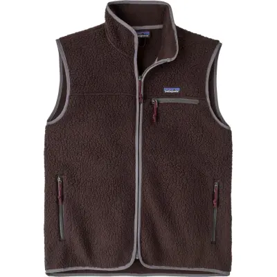 Patagonia Men's Retro Pile Fleece Vest Den Brown