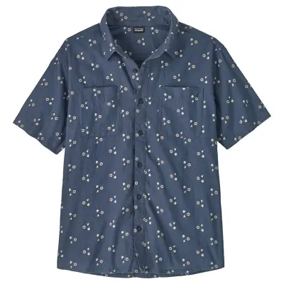 Patagonia M's Back Step Shirt Bouquet: Dolomite Blue