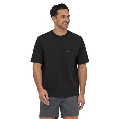 Patagonia M's Boardshort Logo Pocket Responsibili-Tee Ink Black