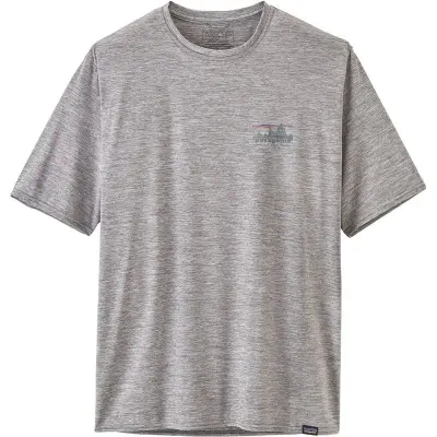 Patagonia M's Cap Cool Daily Graphic Shirt 73 Skyline: Feather Grey 73 Skyline: Feather Grey L