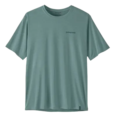 Patagonia M's Cap Cool Daily Shirt - Boardshort Logo Blue Sage - Light Blue Sage X-Dye