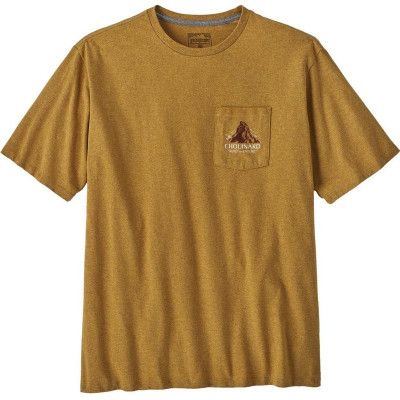 Patagonia M's Chouinard CrestPocket Responsibili-Tee Pufferfish Gold
