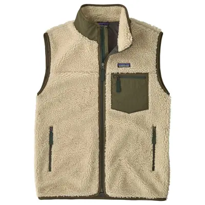 Patagonia M's Classic Retro-X Vest Dark Natural W/Basin Green Dark Natural w/Basin Green M