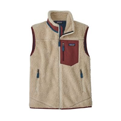Patagonia M's Classic Retro-X Vest Dark Natural W/Sequoia Red