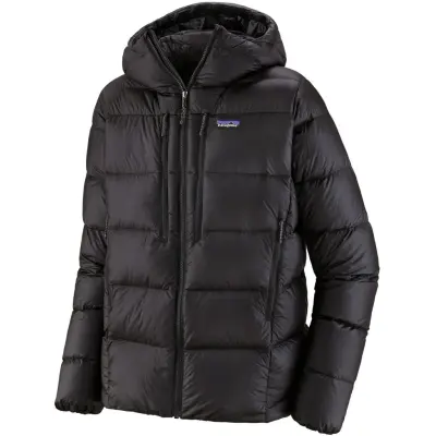 Patagonia M's Fitz Roy Down Hoody Black w/Black