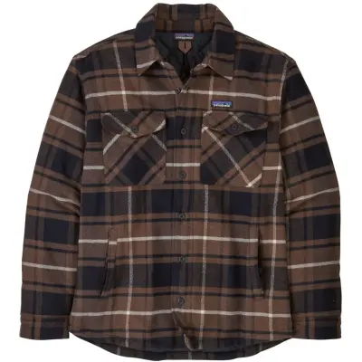 Patagonia M's Lightweight Insulated Fjord Flannel Shirt Outdoor Molasses Brown
