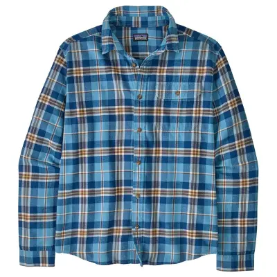 Patagonia M's L/S LW Fjord Flannel Shirt Prime: Shore Blue Prime: Shore Blue XL